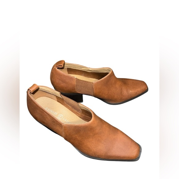 Chinese Laundry Brown Heeled Booties – Size 9 - Picture 8 of 9